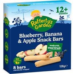 Rafferty's Garden Blueberry & Banana Snack Bars With Real Fruit 12+ Months
