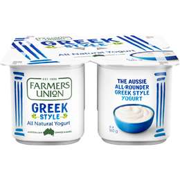 Farmers Union Greek Yoghurt 4 pack
