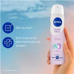 Nivea Double Effect Aerosol Antiperspirant Deodorant