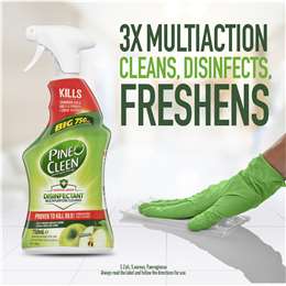Pine O Cleen Disinfectant Multipurpose Cleaner Trigger Spray Apple