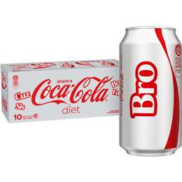 Coca - Cola Diet Soft Drink Multipack Cans 