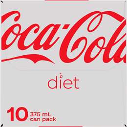 Coca - Cola Diet Soft Drink Multipack Cans 