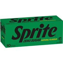 Sprite Zero Sugar Lemonade Soft Drink Multipack Cans