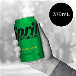 Sprite Zero Sugar Lemonade Soft Drink Multipack Cans