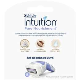 Schick Intuition Razor Pure Nourish Cartridges