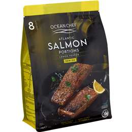 Ocean Chef Atlantic Salmon Portions Lemon Pepper