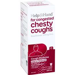 Help@Hand Chesty Cough Syrup Cherry Flavoured 200mL