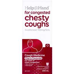 Help@hand Chesty Cough Syrup Cherry Flavoured 200ml 