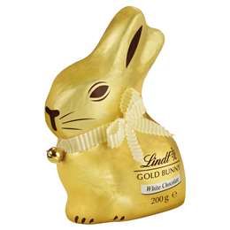 Lindt White Chocolate Gold Bunny White