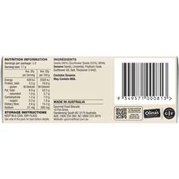 Olina's Gluten Free Crackers Sunflower Seed