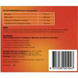 Hydralyte Powder Sachets Orange 