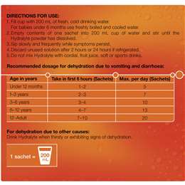 Hydralyte Powder Sachets Orange 