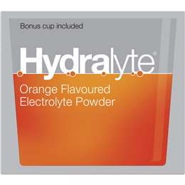 Hydralyte Powder Sachets Orange 