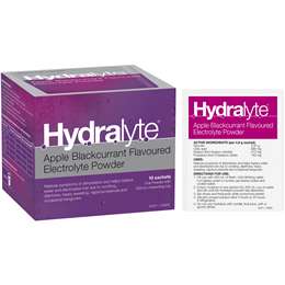 Hydralyte Electrolyte Powder Sachets Apple Blackcurrant