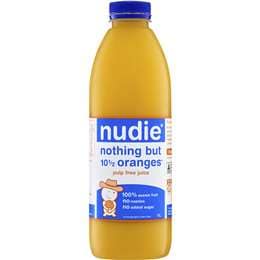Nudie Nothing But Oranges Pulp Free Juice