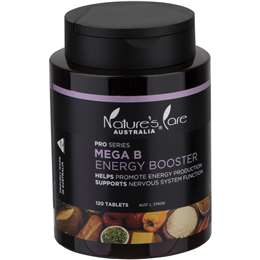 Nature's Care Pro Mega B Energy Booster 120 Capsules | Woolworths