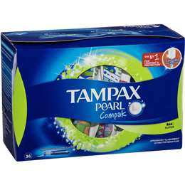 Tampax Compak Pearl Super Tampons 