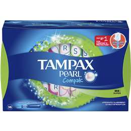 Tampax Compak Pearl Super Tampons 