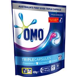 Omo Triple Capsules Active 17 Pack | Woolworths