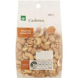 Woolworths Cashews Roasted