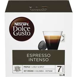 Nescafe Dolce Gusto Espresso Intenso Coffee Pods