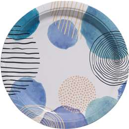 Armada Paper Plates Circle Pattern 10 pack