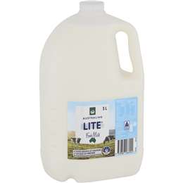 Woolworths Lite Milk 3l | Woolworths