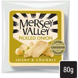 Mersey Valley Pickled Onion Cheddar Cheese Block product image