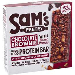 Sam's Pantry Chocolate Brownie Protein Bars