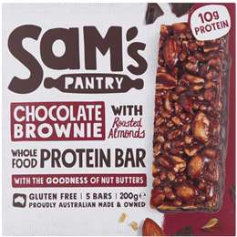 Sam's Pantry Chocolate Brownie Protein Bars