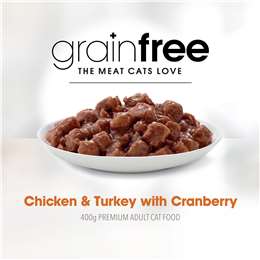 Fussy Cat Grain Free Chicken & Turkey With Cranberry Wet ...