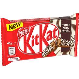 Kitkat Triple Choc Whirl Bar 45g