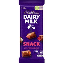 Cadbury Dairy Milk Snack Chocolate Block