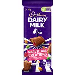 Cadbury Marvellous Creations Popping Candy Chocolate Block 190g