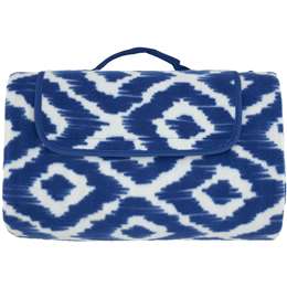 Easter Picnic Rug Large Navy 200cmx200cm