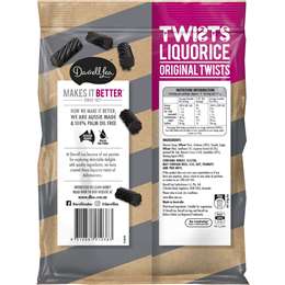 Darrell Lea Liquorice Twists 