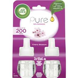 Air Wick Pure Cherry Blossom Plug-In Diffuser Refill 19ml x 2 pack