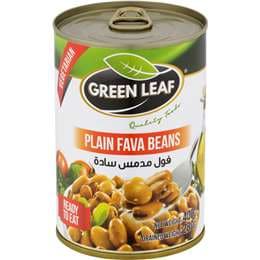 Green Leaf Plain Fava Beans Medammas