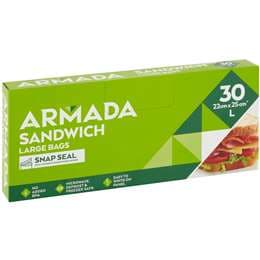 Armada Resealable Sandwich Bag 30 pack