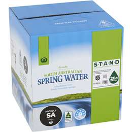 Woolworths Spring Water Bag In Box 