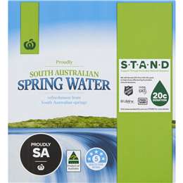 Woolworths Spring Water Bag In Box 