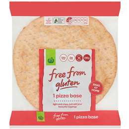 Woolworths Free From Gluten Pizza Base 190g