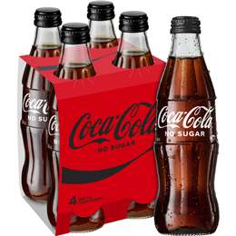 Coca Cola No Sugar Bottle