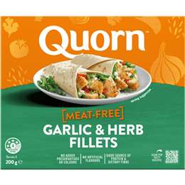 Quorn Garlic & Herb Fillets Frozen Meal