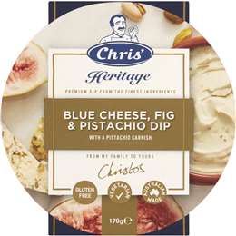 Chris' Heritage Dips Blue Cheese, Fig & Pistachio