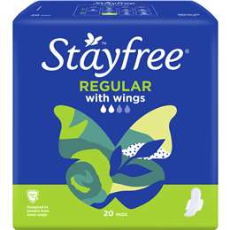 Stayfree Regular Pads With Wings