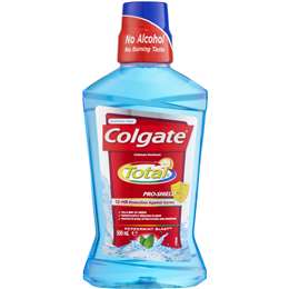 Colgate Total Mouthwash Peppermint 500ml | Woolworths