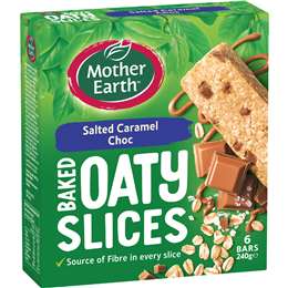 Mother Earth Oaty Slice Salted Caramel 240g