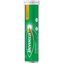 Berocca Vitamin B & C Mango & Orange Flavour Energy