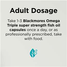 Blackmores Omega Triple High Strength Fish Oil Capsules